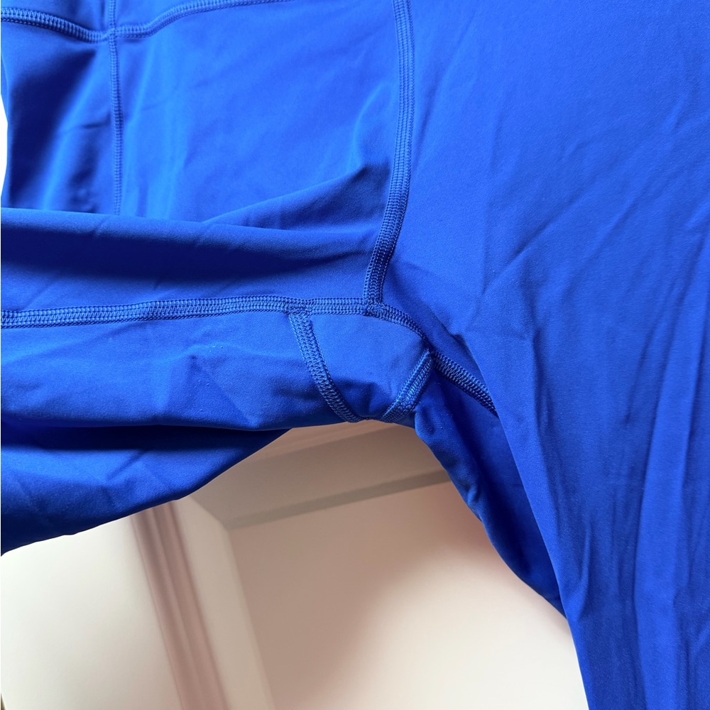 Lululemon Blue High-Waisted Cropped Leggings - Picture 3 of 3
